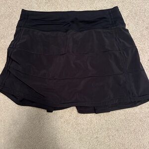 Lululemon Athletica Black Mini Skirt